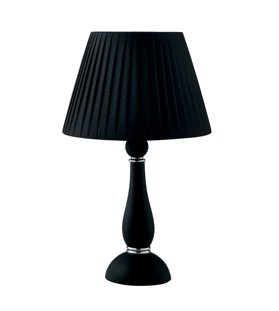 LAMPADA DA TAVOLO "ALFIERE" NERO 32X54 CM, MAX 60W